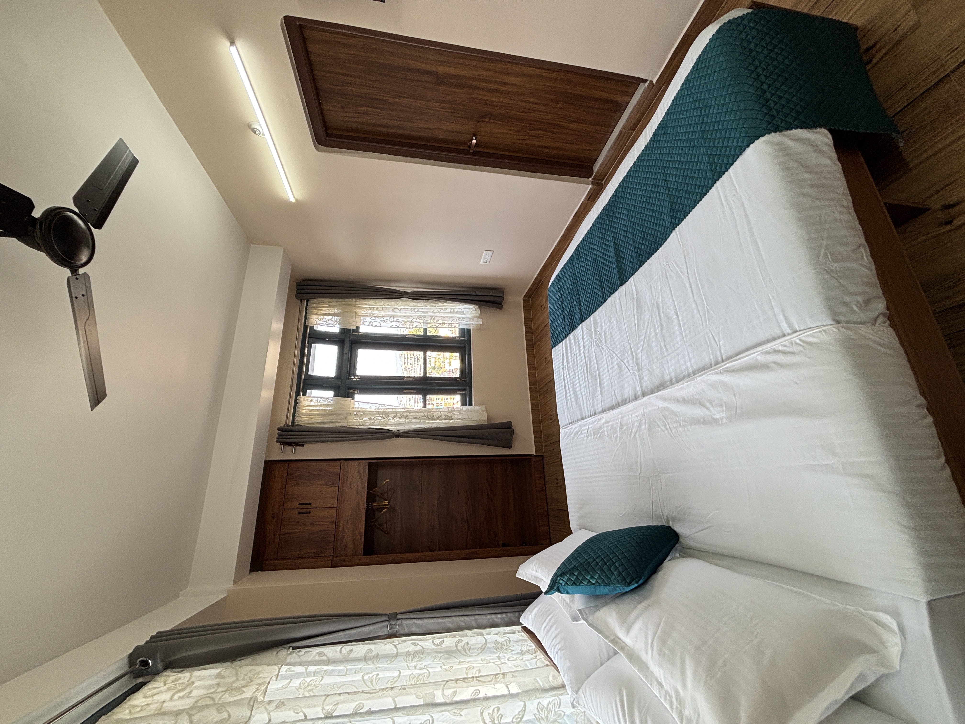 Balcony overlooking Meghalaya hills